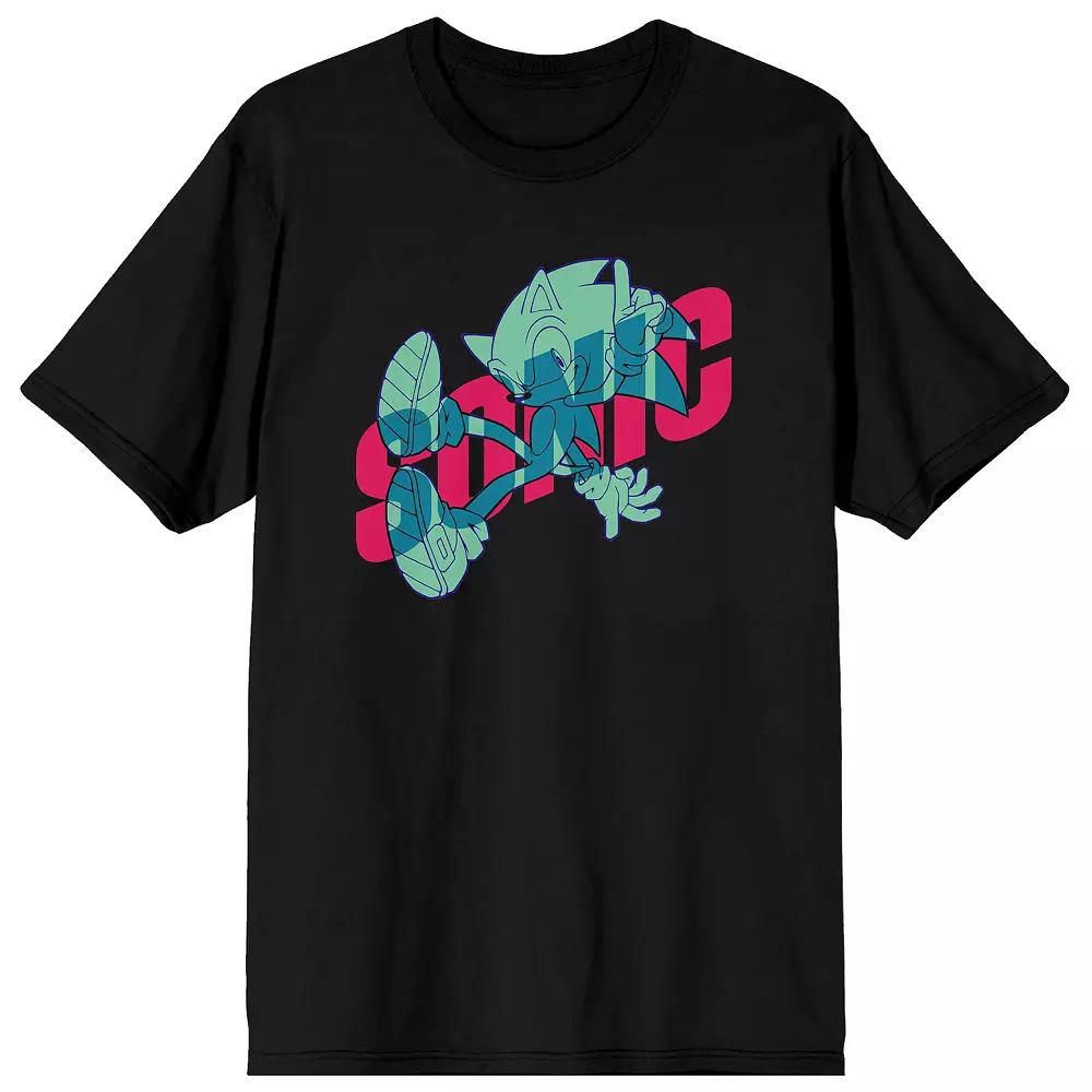 Men's Sonic Hedgehog Silhouette Tee,  Product Image