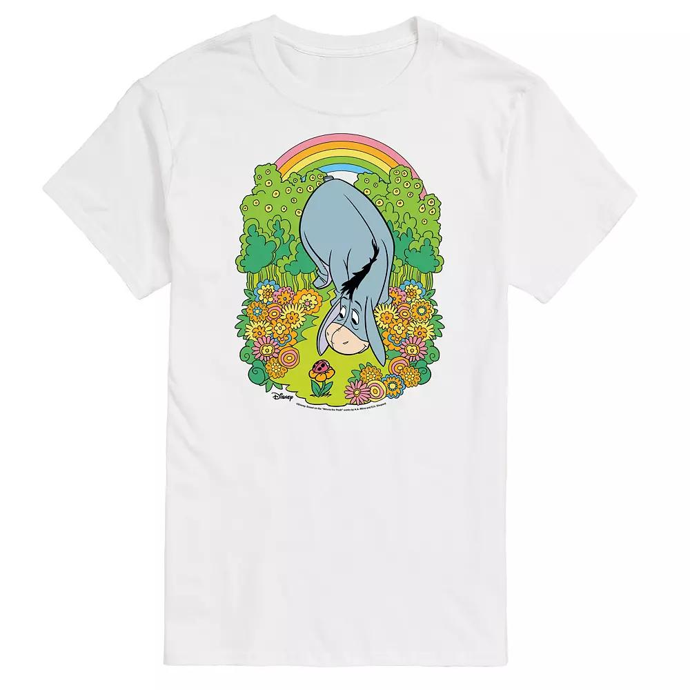 Disney's Winnie the Pooh Big & Tall Eeyore Rainbow Graphic Tee, Men's,  Product Image