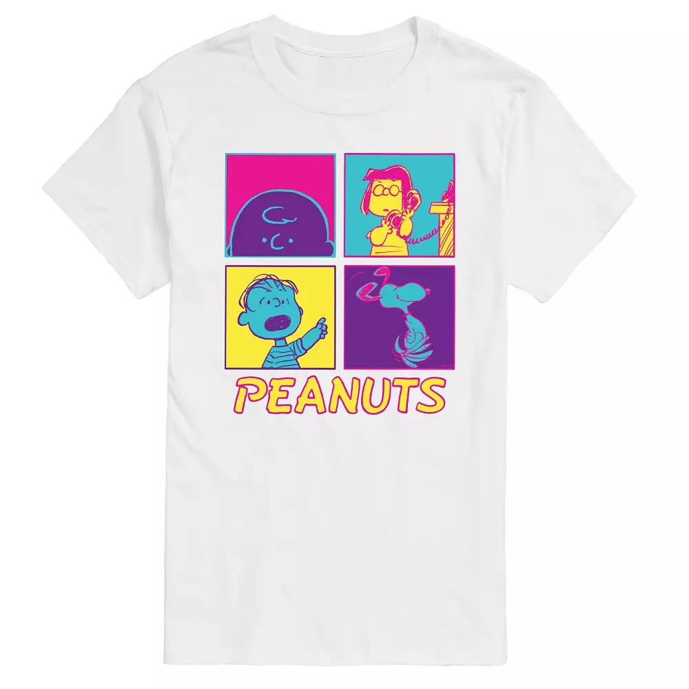 Men's Peanuts Pop Art Grid Graphic Tee,  Product Image