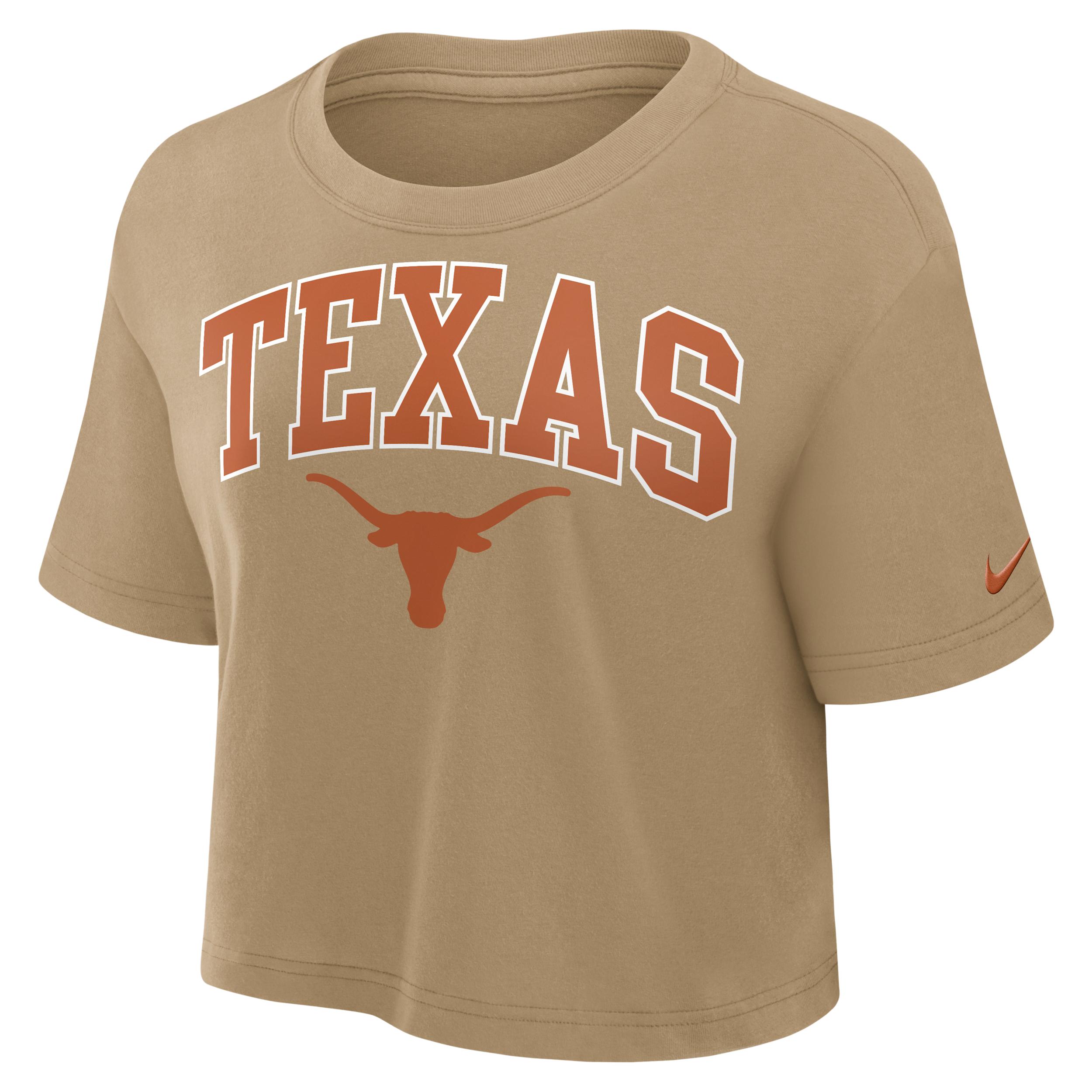 Texas Athletic Prep Arch Nike Women's Dri-FIT College Cropped T-Shirt Product Image