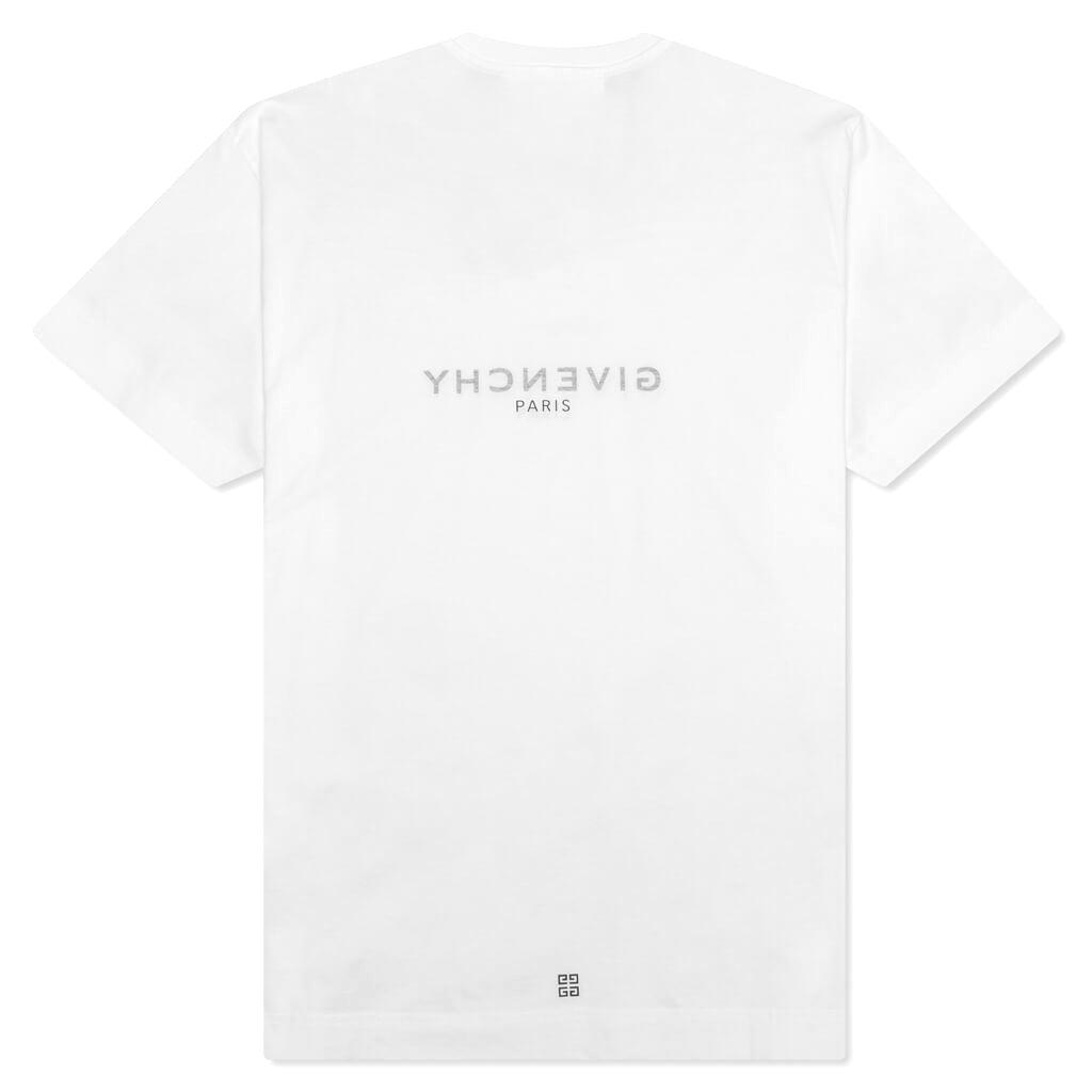 Paris Reverse Oversized Shirt - White Male Product Image