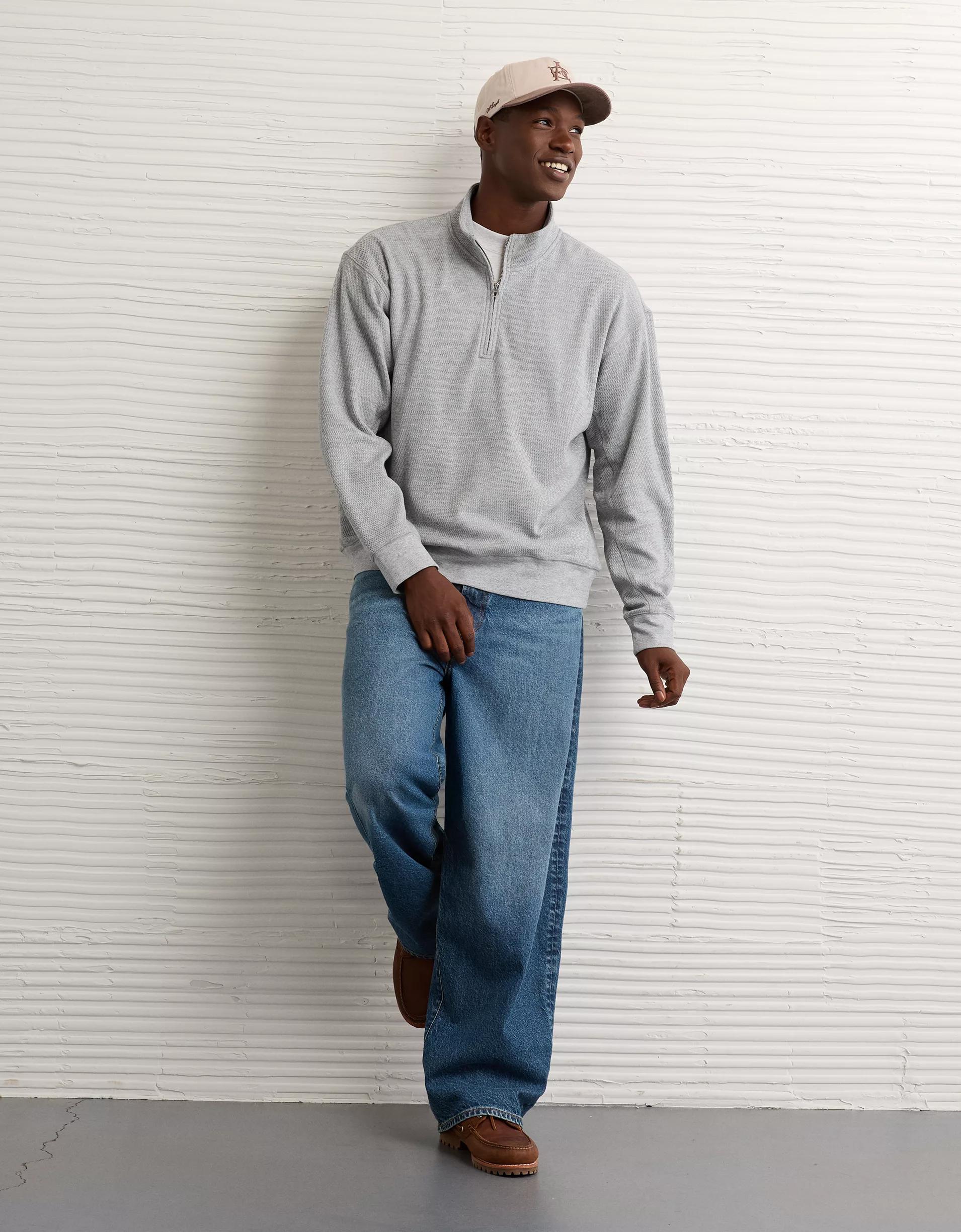 AE Boxy Quarter-Zip Thermal  Product Image