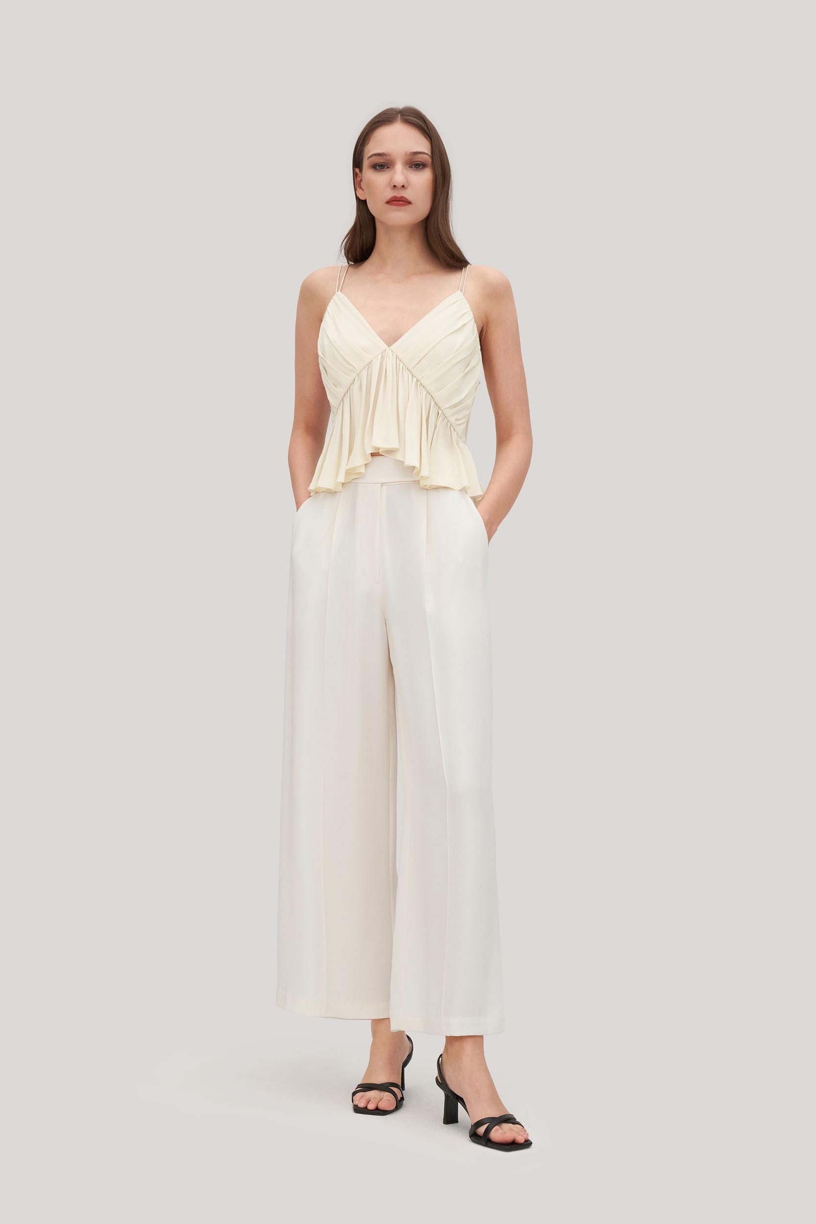 Heavy Crepe Silk Iris Pant Product Image