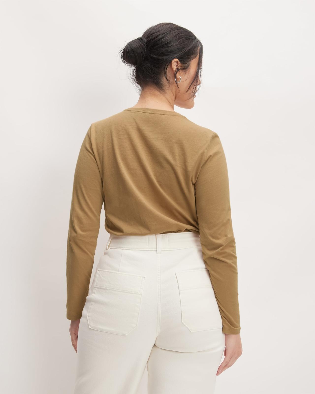 Womens Organic Cotton Long-Sleeve Crew Sweater by Everlane Product Image