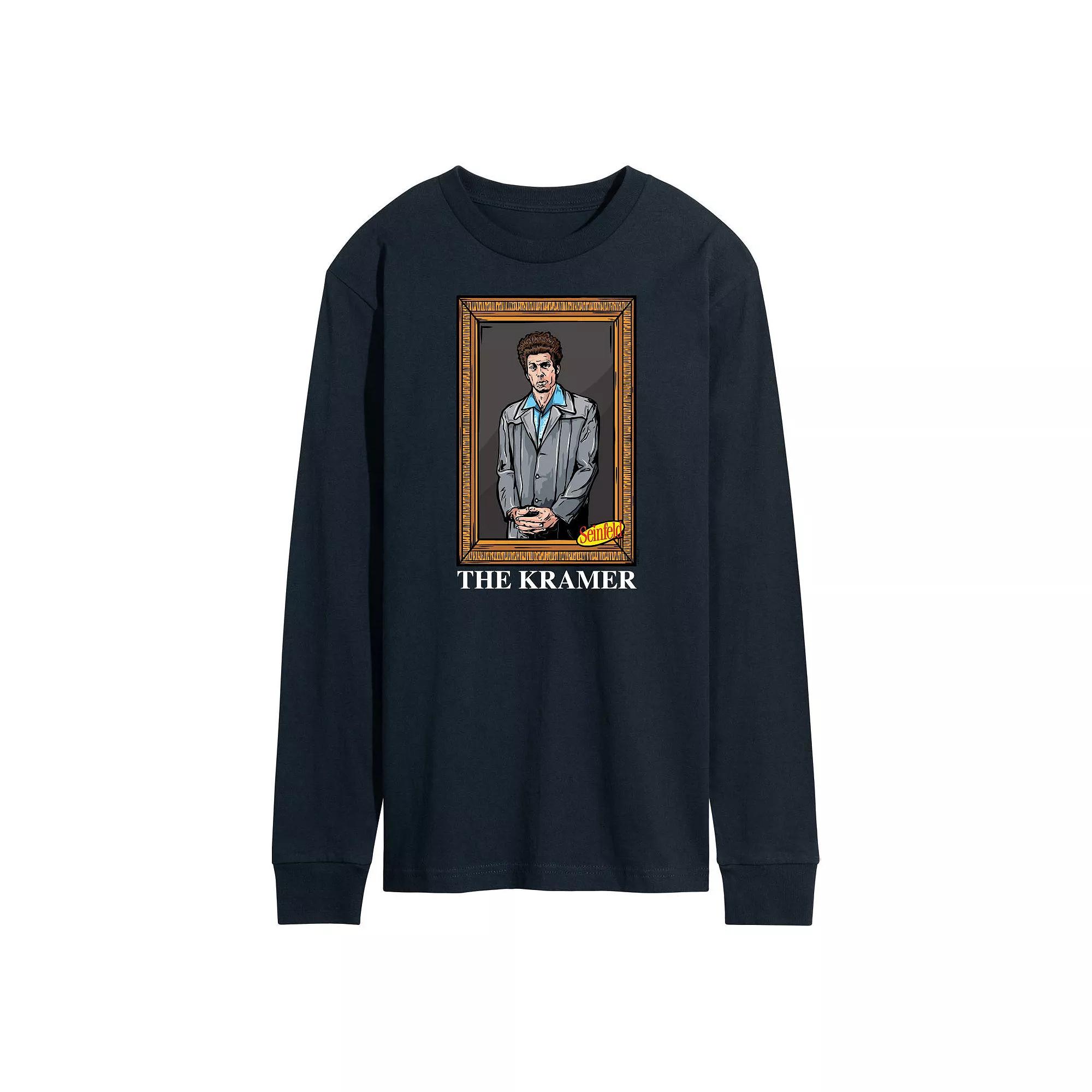 Men's Seinfeld The Kramer Long Sleeve Graphic Tee,  Product Image