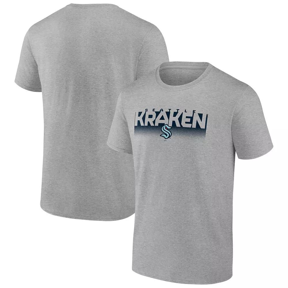 Men's Fanatics Gray Seattle Kraken Iconic T-Shirt,  Product Image