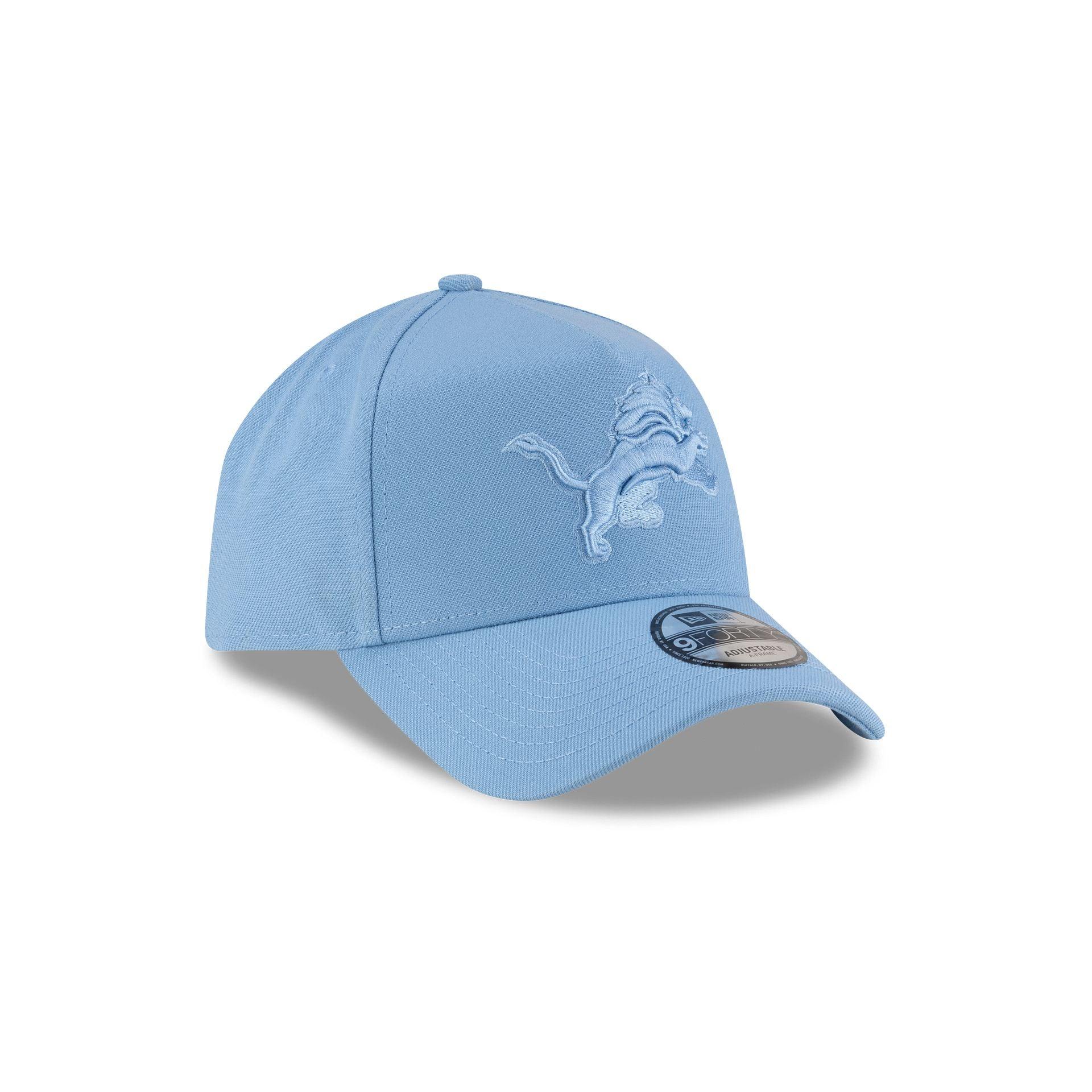 Detroit Lions Sky Blue 9FORTY A-Frame Snapback Hat Male Product Image