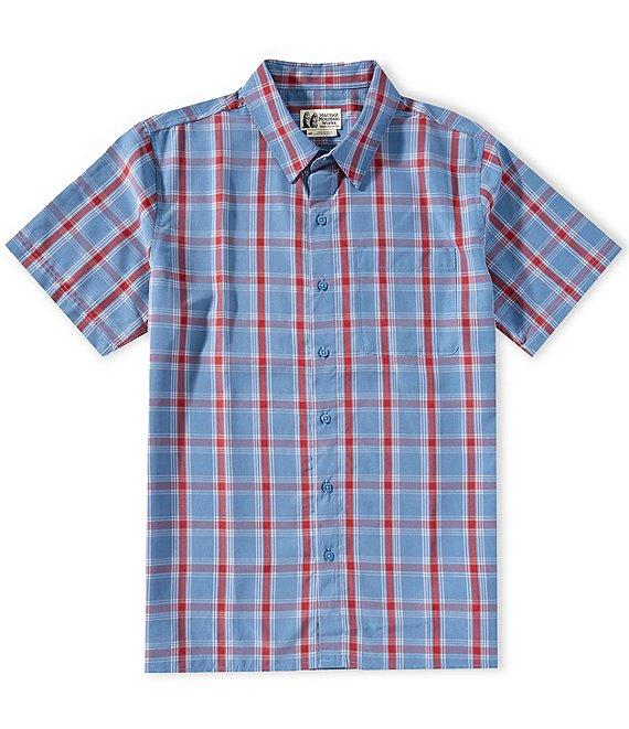 Marmot Eldridge Plaid Check Short Sleeve Woven Shirt Product Image