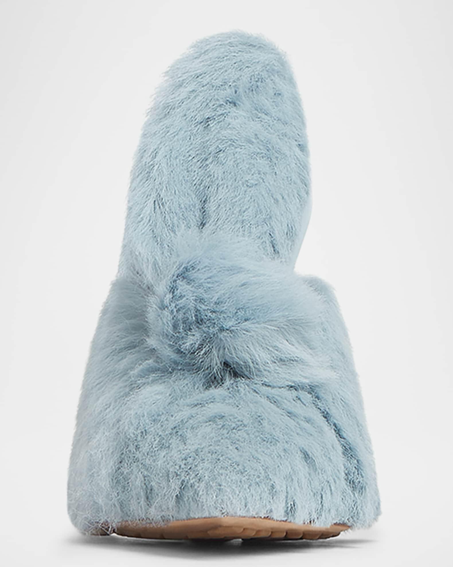 Knotted Calf Hair Mule Pumps Product Image