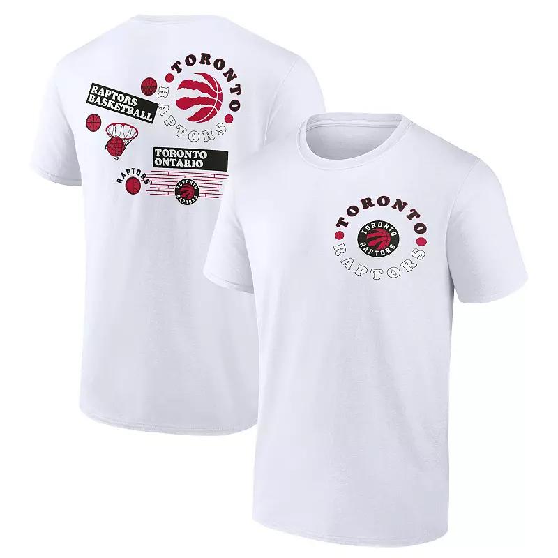 Men's Fanatics Branded White Toronto Raptors Street Collective T-Shirt,  Product Image
