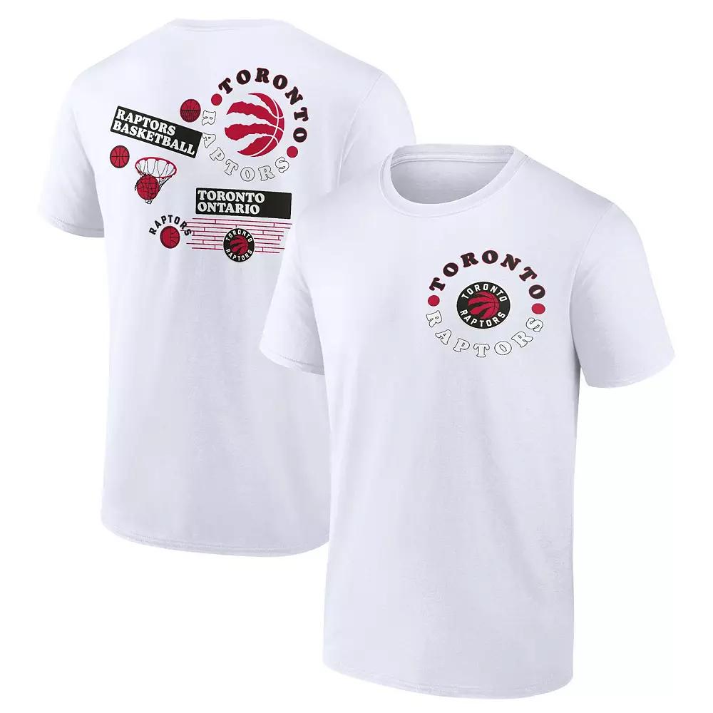 Men's Fanatics Branded White Toronto Raptors Street Collective T-Shirt,  Product Image