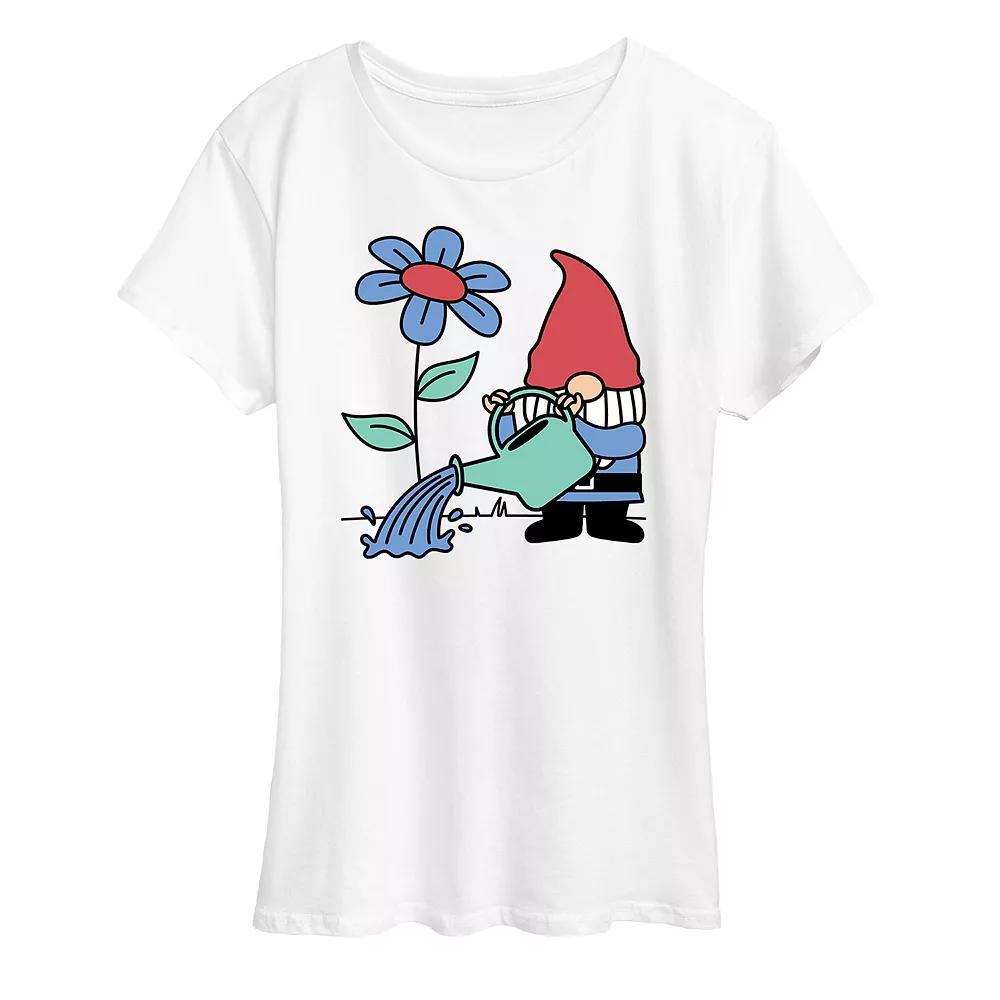 Women's Gardening Gnome Graphic Tee,  Product Image