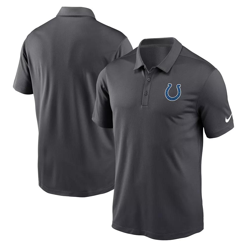 Men's Nike Anthracite Indianapolis Colts Franchise Team Logo Performance Polo,  Product Image