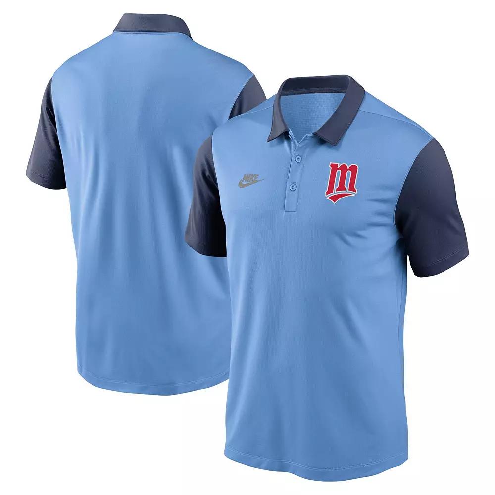 Men's Nike Light Blue Minnesota Twins Franchise Cooperstown Collection Polo,  Product Image