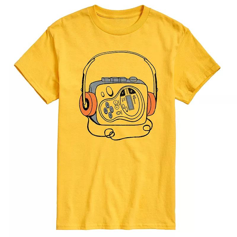 Men's Cassette Player Graphic Tee,  Product Image