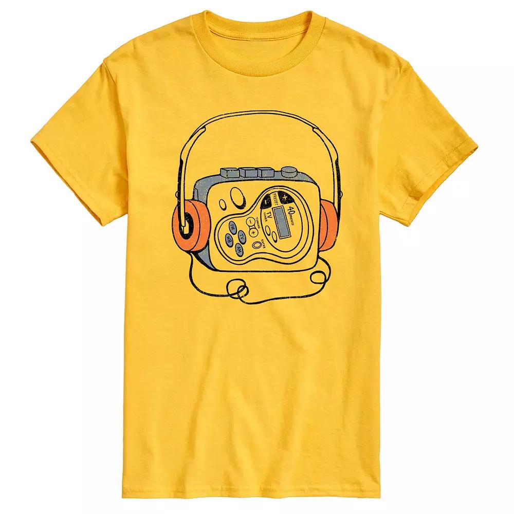 Men's Cassette Player Graphic Tee,  Product Image