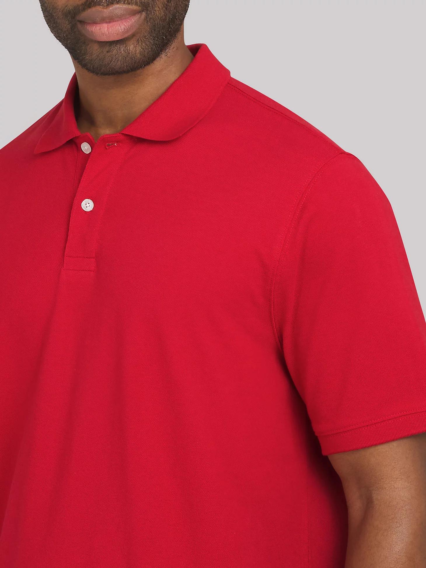 Men's Solid Performance Polo Shirt | Men's Tops & Tees | Lee® Product Image
