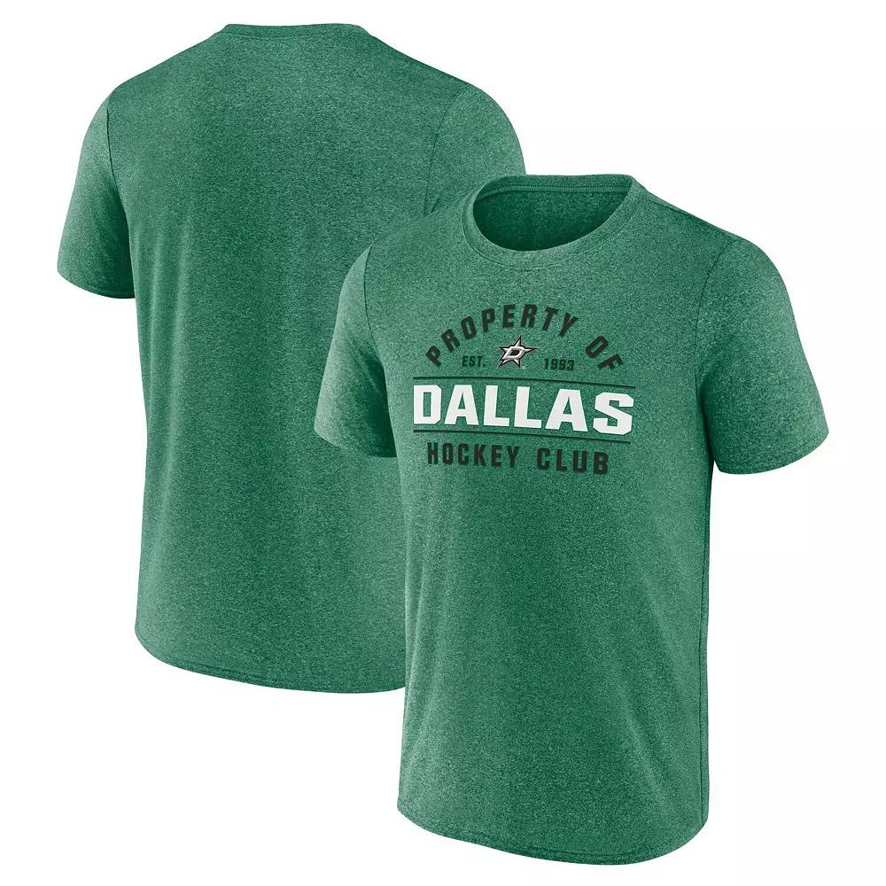 Men's Fanatics Heather Kelly Green Dallas Stars Property Of T-Shirt,  Product Image