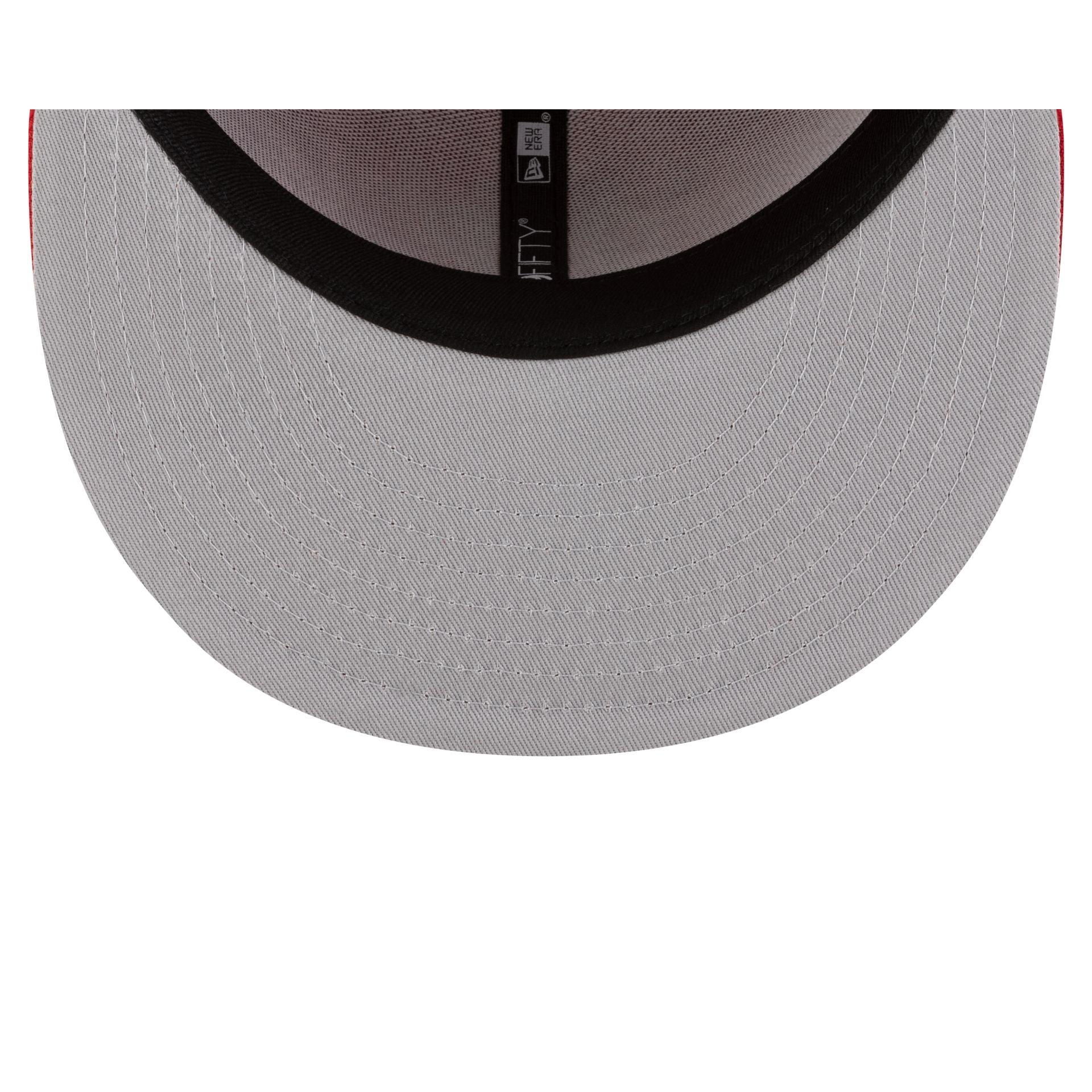 Kansas City Chiefs 2025 Sideline Hot Weather Split Panel 9FIFTY Snapback Hat Male Product Image