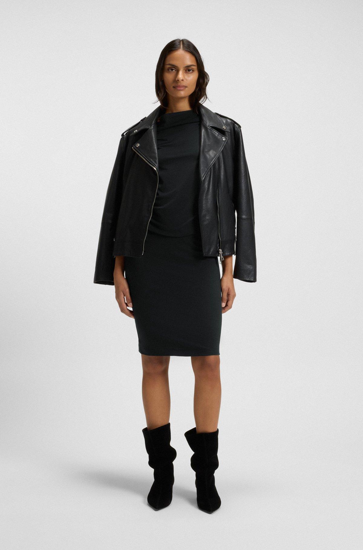 Dress with asymmetric neckline Product Image