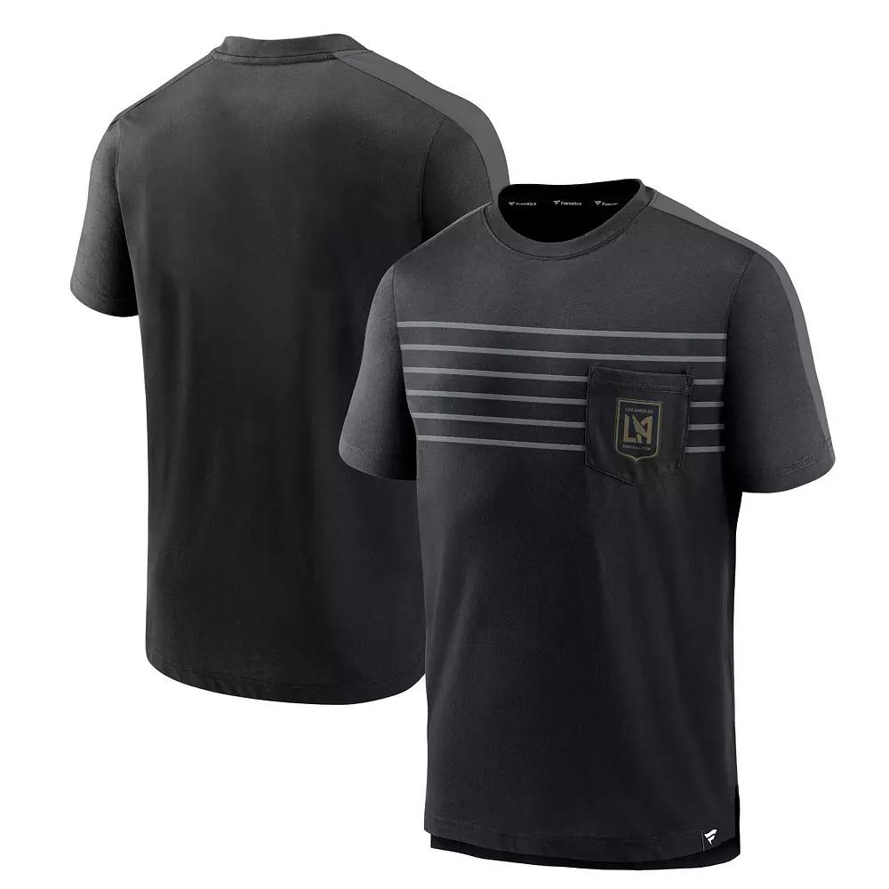 Men's Fanatics Branded Black LAFC Line Up Pocket T-Shirt,  Product Image