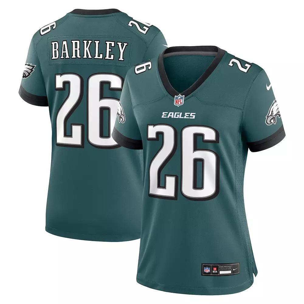 Women's Nike Saquon Barkley Midnight Green Philadelphia Eagles Game Player Jersey,  Product Image
