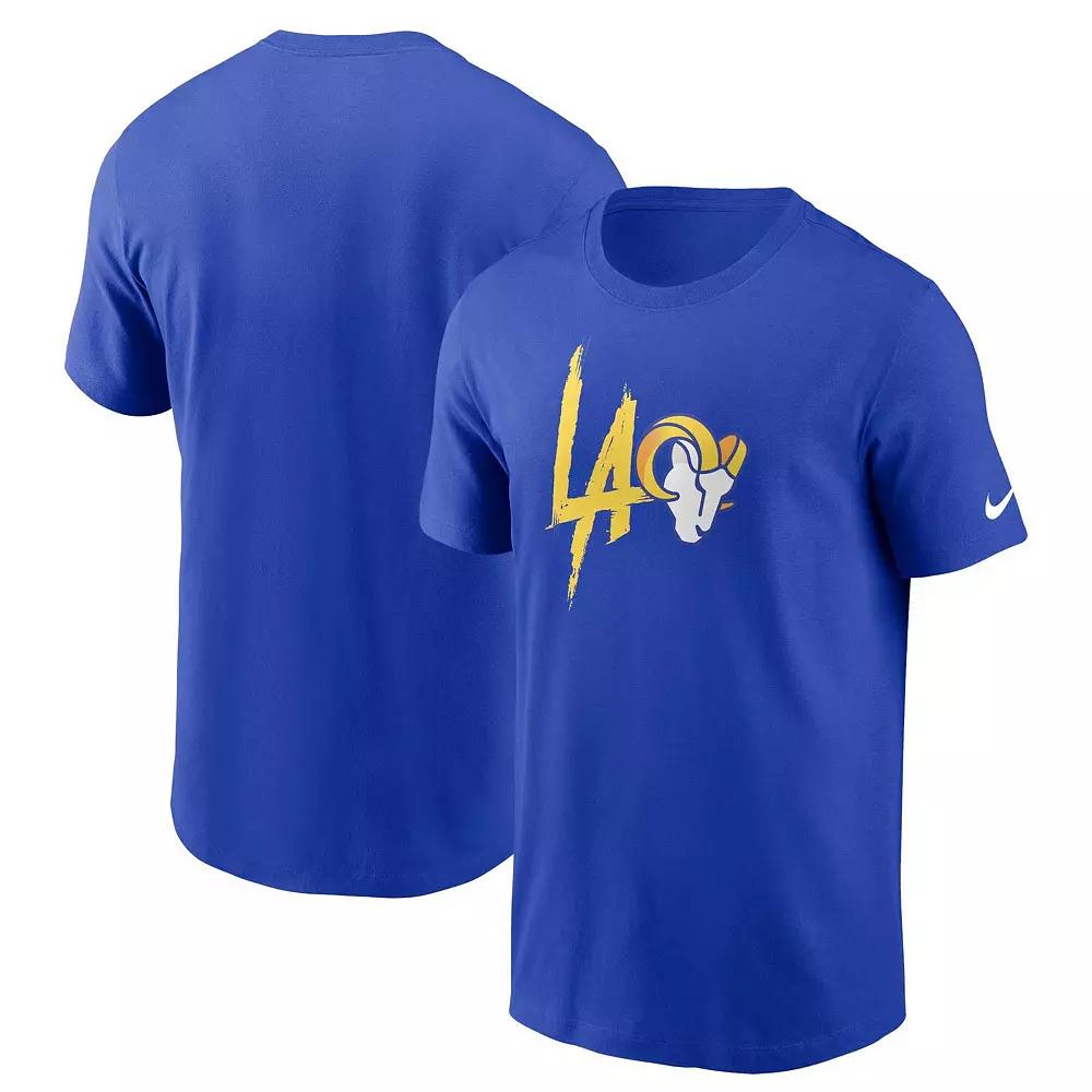 Men's Nike Royal Los Angeles Rams Local Essential T-Shirt, Size: 2XL, Blue Product Image