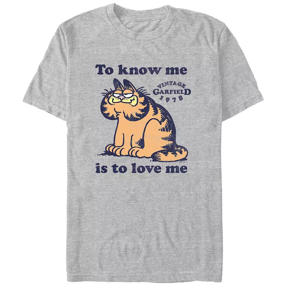 Men's Garfield To Know Me Is To Love Me Graphic Tee,  Product Image