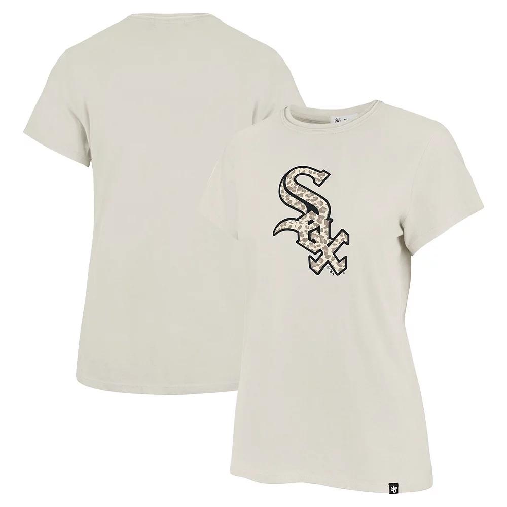 Women's '47 Oatmeal Chicago White Sox Imprint Frankie T-Shirt,  Product Image