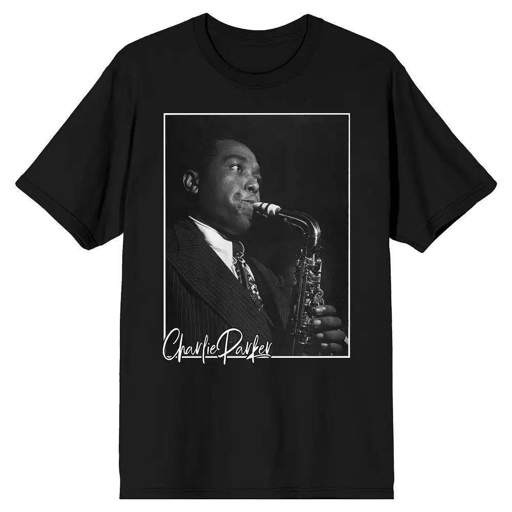 Men's Charlie Parker Playing Graphic Tee,  Product Image