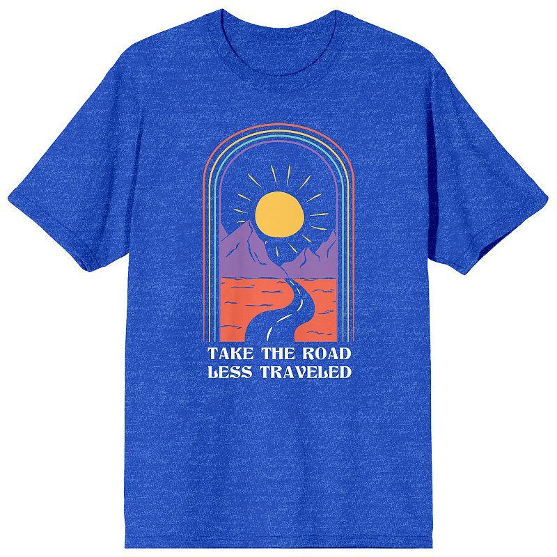 Men's Adventure Society Take Road Tee, Size: Large, Blue Product Image