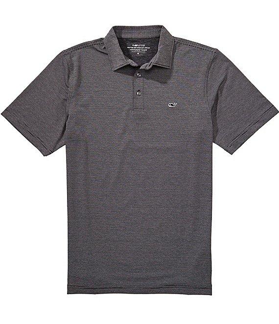 Vineyard Vines St Jean Stripe Short Sleeve Polo Shirt Product Image