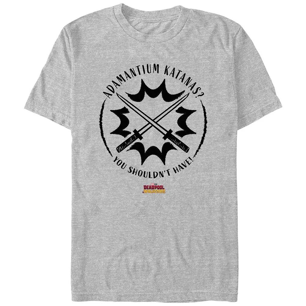 Men's Deadpool And Wolverine Adamantium Katanas Graphic Tee,  Product Image