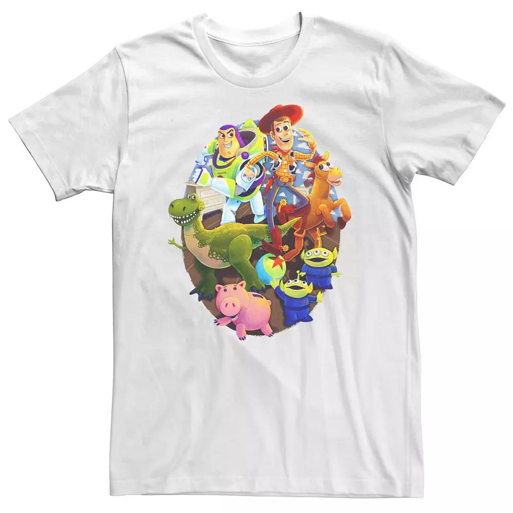 Big & Tall Disney / Pixar Toy Story Main Cast Circle Logo Tee, Men's,  Product Image