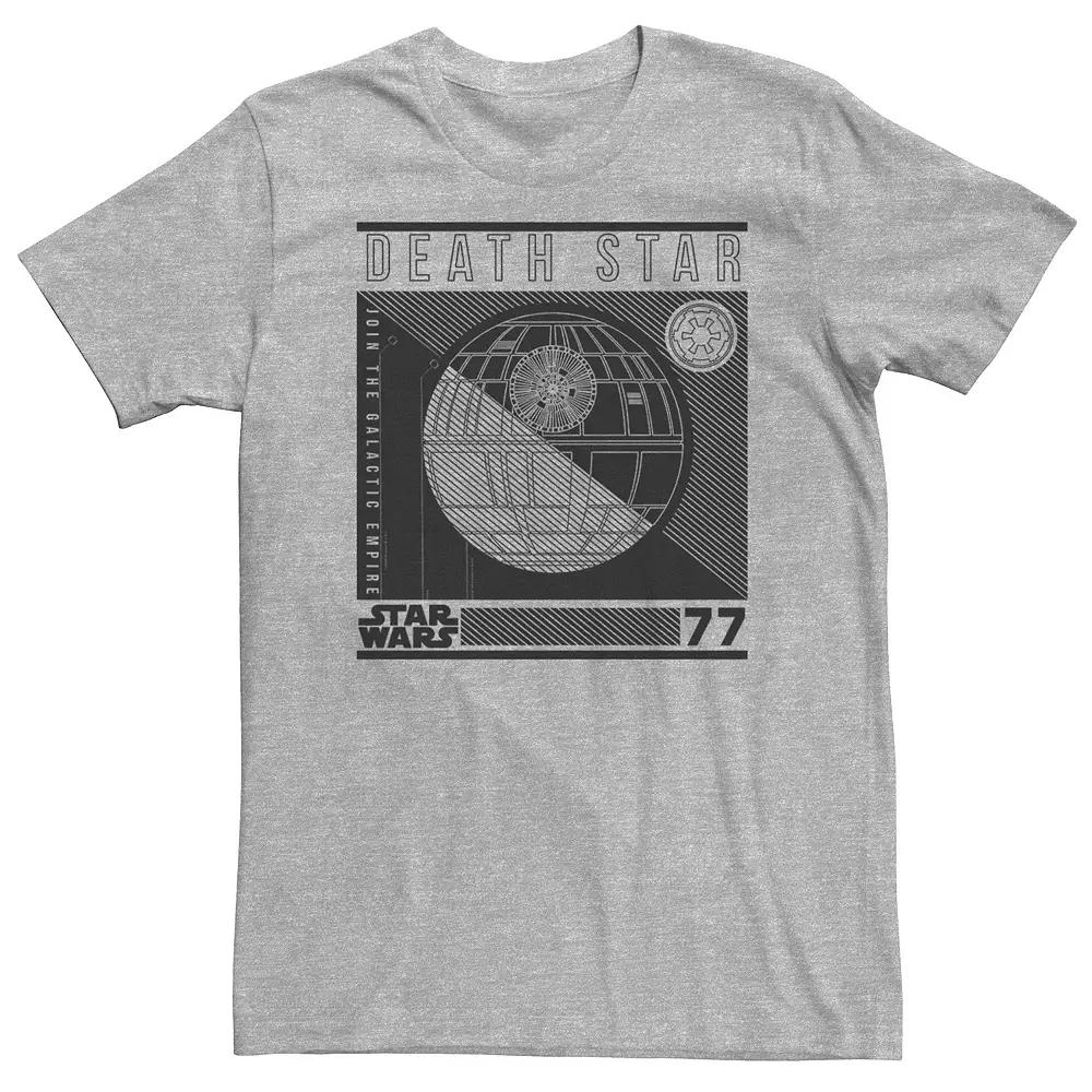 Big & Tall Star Wars Death Star Half Tone 77 Poster Tee, Men's,  Product Image