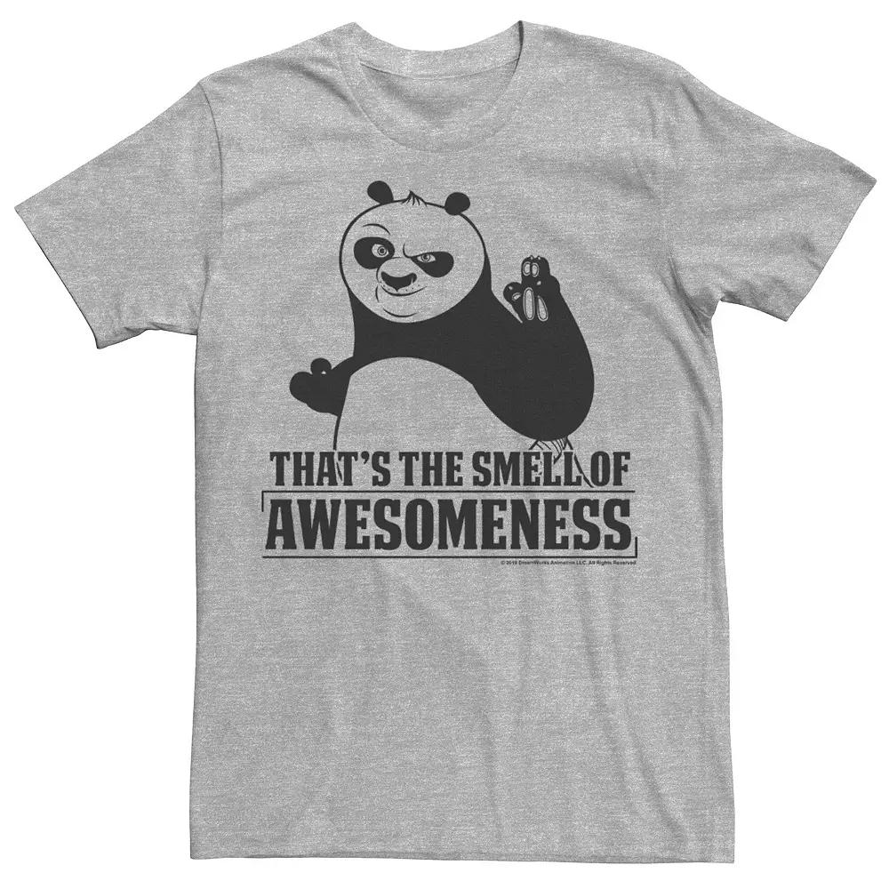 Men's Kung Fu Panda Smell The Awesomeness Po Portrait Tee,  Product Image
