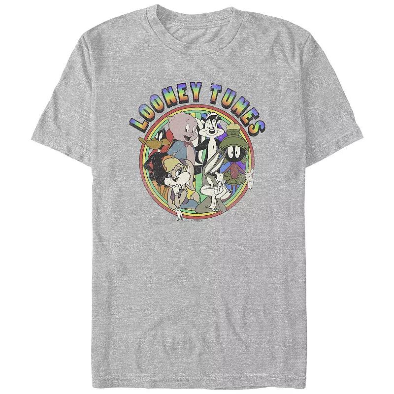 Men's Looney Tunes Vintage Rainbow Graphic Tee,  Product Image