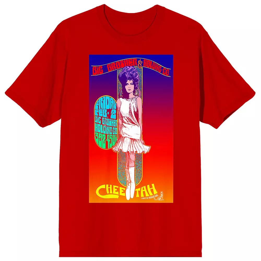 Men's Big Brother & The Holding Company Cheetah Graphic Tee,  Product Image