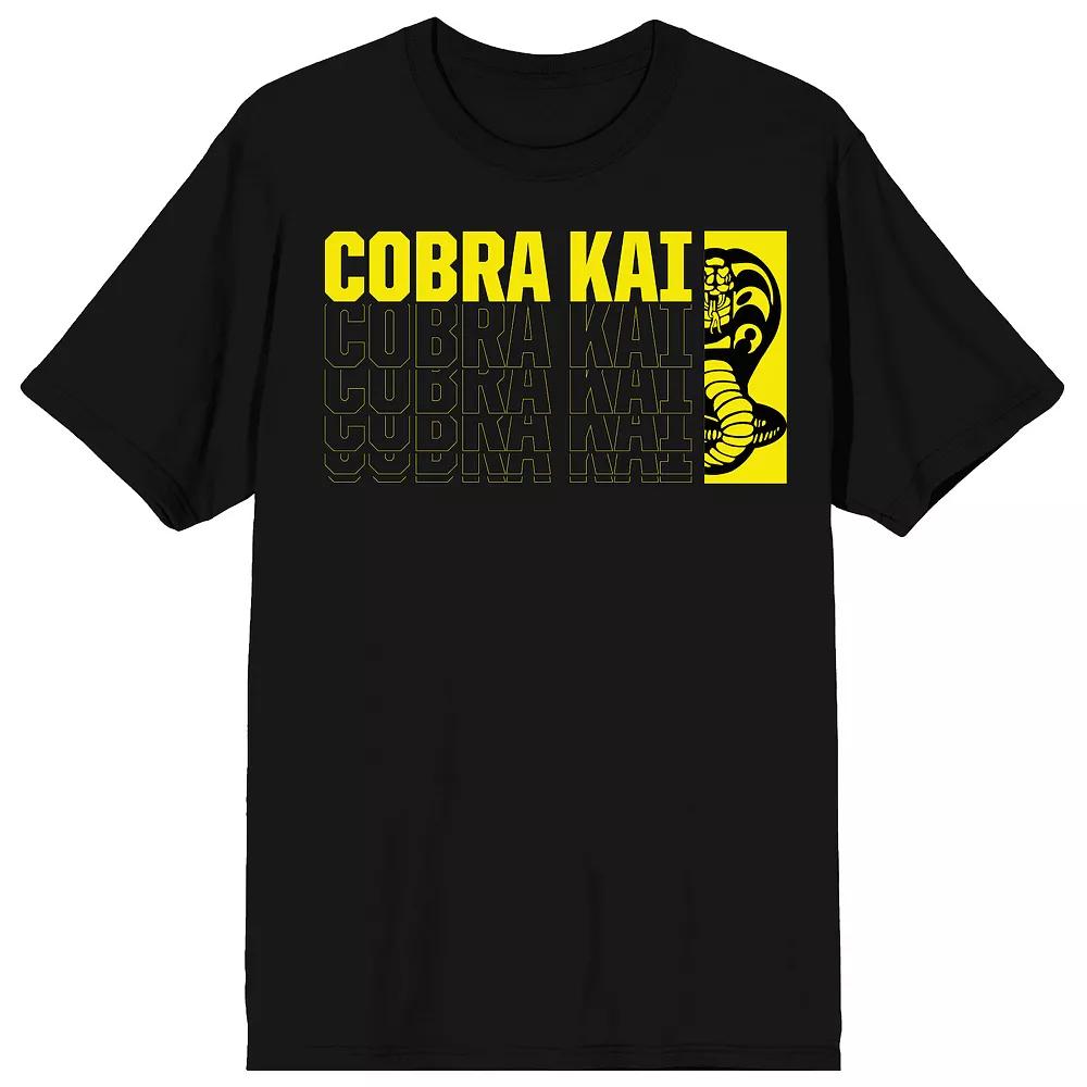 Men's Cobra Kai Graphic Tee, Size: XXL, Black Product Image