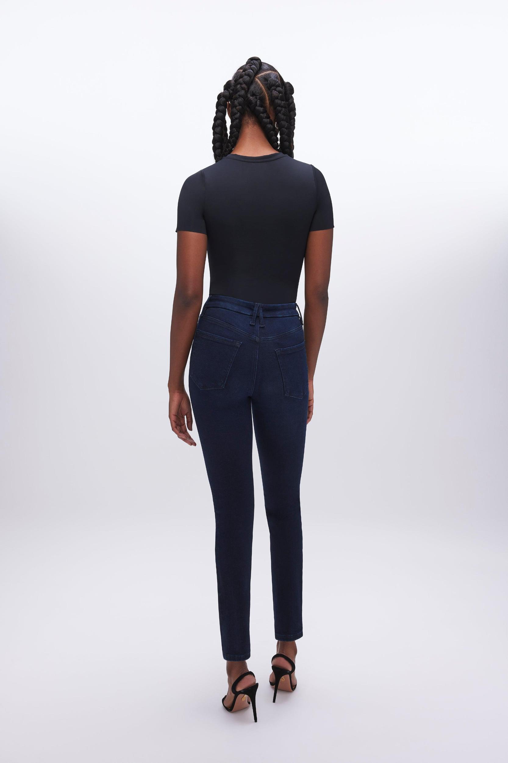 ALWAYS FITS GOOD LEGS SKINNY JEANS | DEEP BLUE002 Product Image