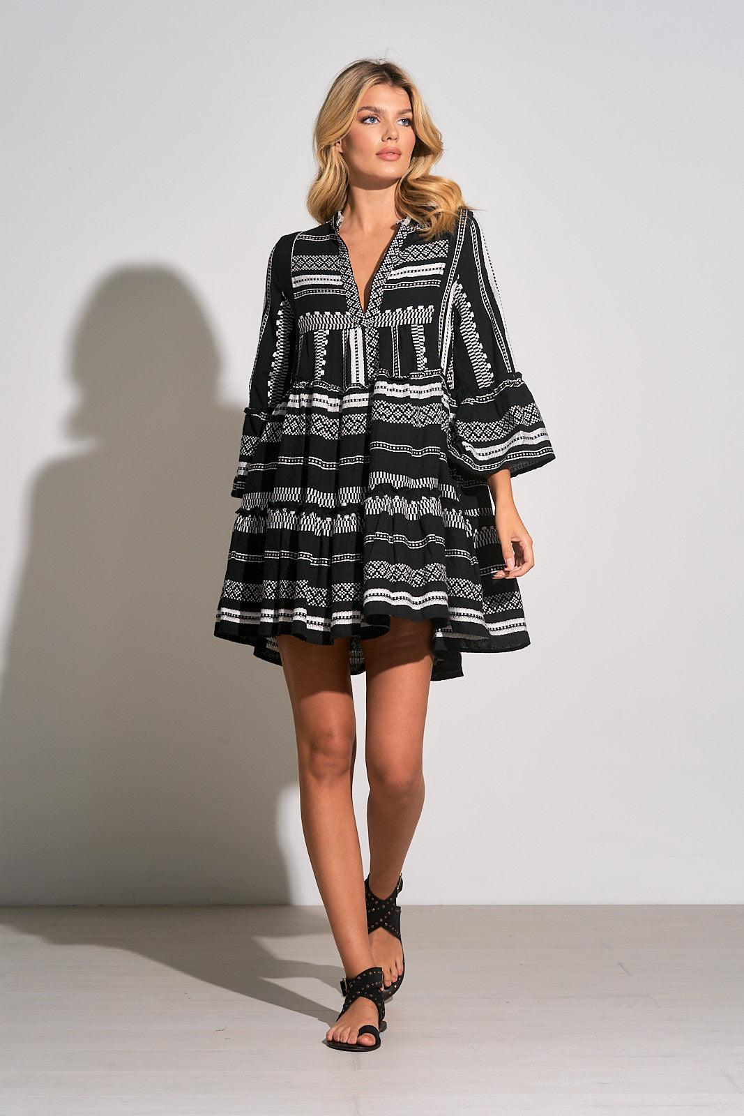 Tribal Tiered Dress Product Image