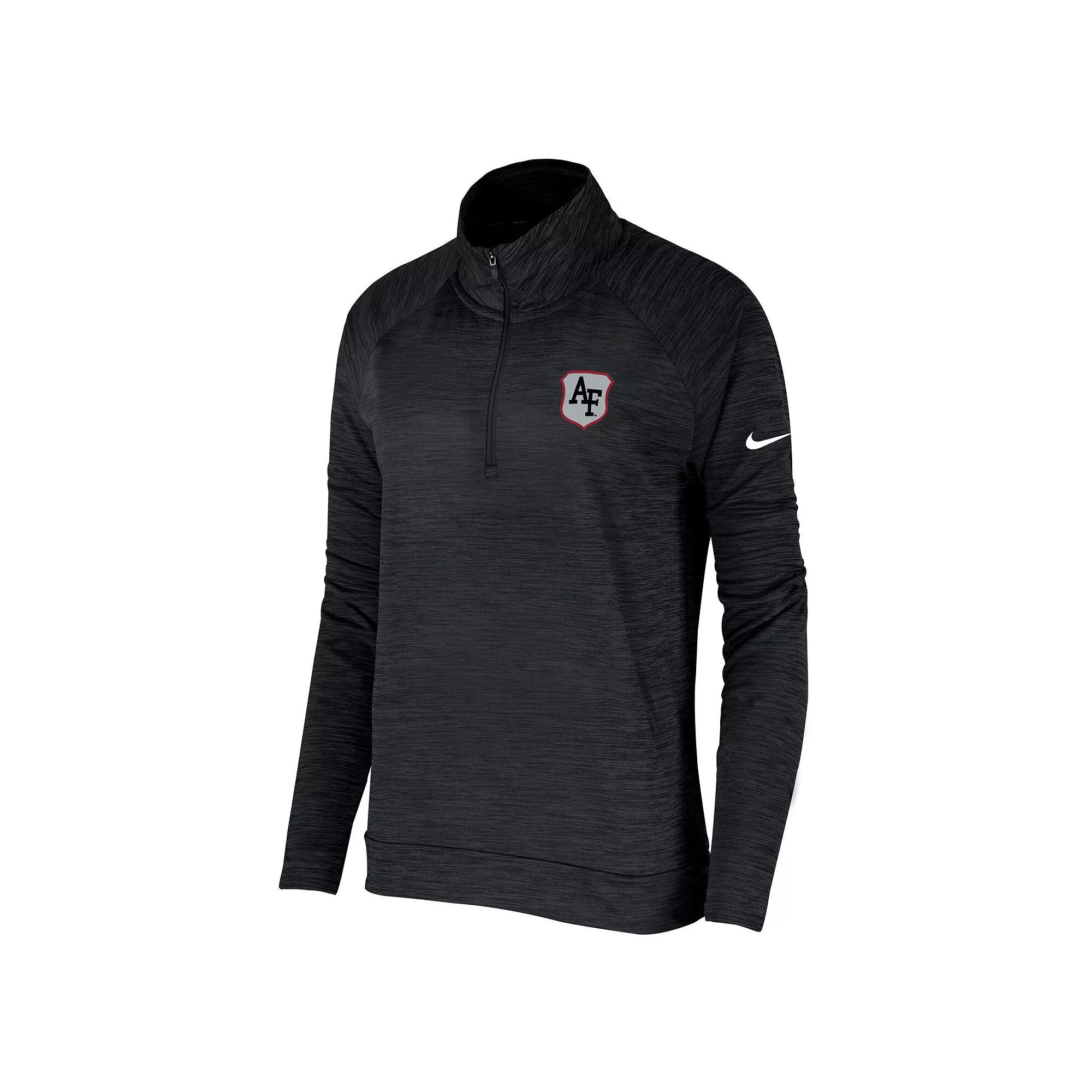 Women's Nike Black Air Force Falcons Special Operations Command Quarter-Zip Pullover Top,  Product Image