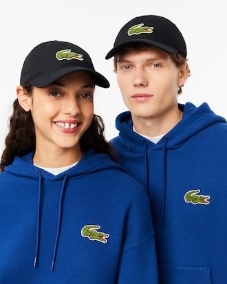 Crocodile Badge Cotton Twill Cap Product Image