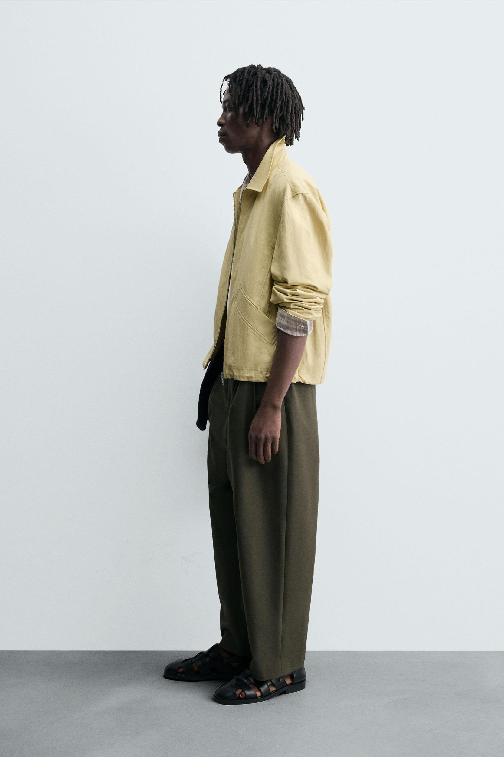 STRUCTURED CROPPED FIT JACKET Product Image