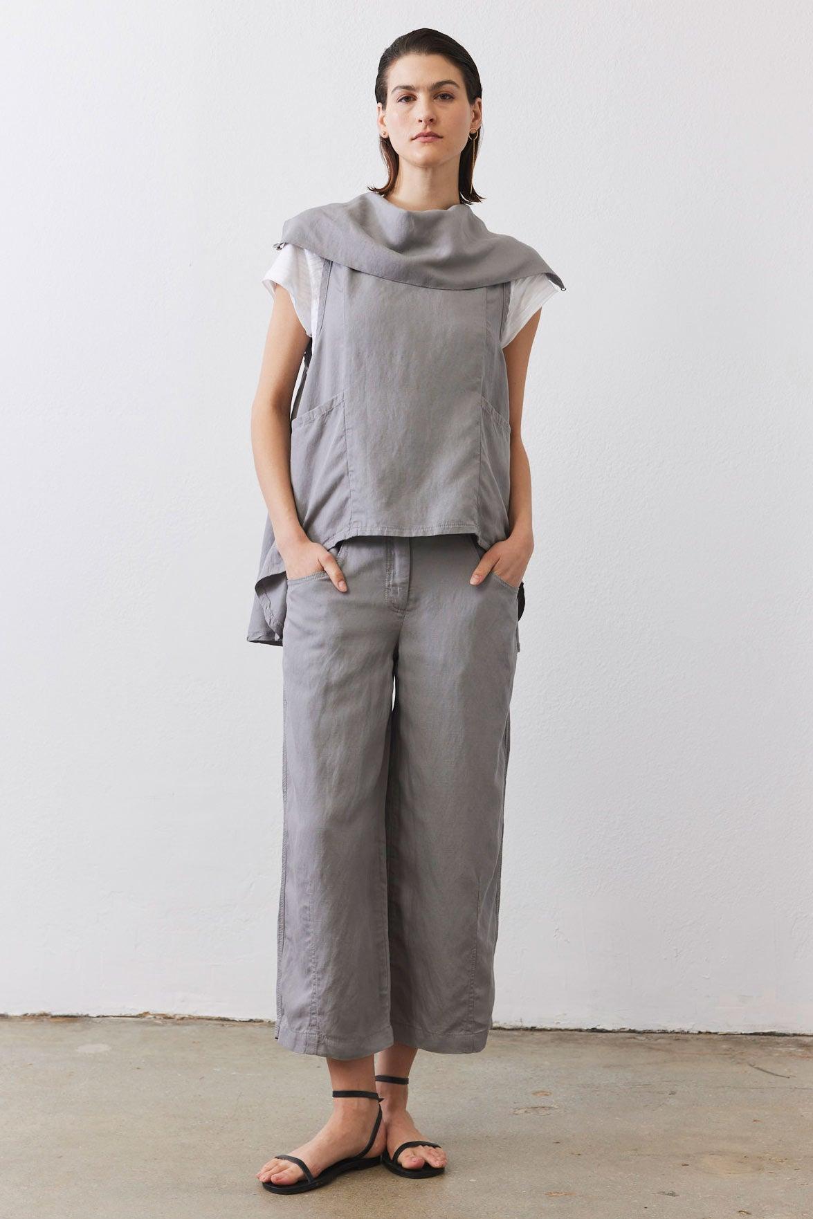 Cutting Edge Linen Blend Pocket Vest Product Image