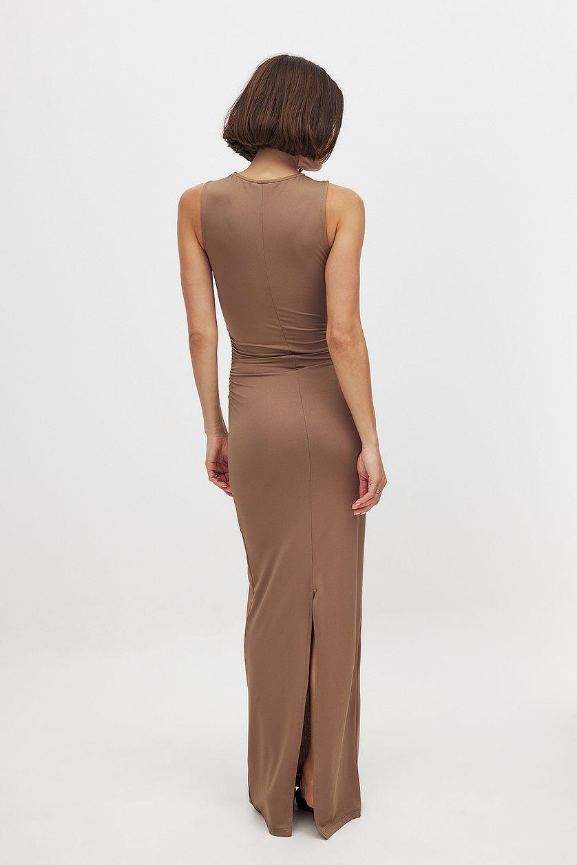 Jersey Sleeveless Maxi Dress Product Image