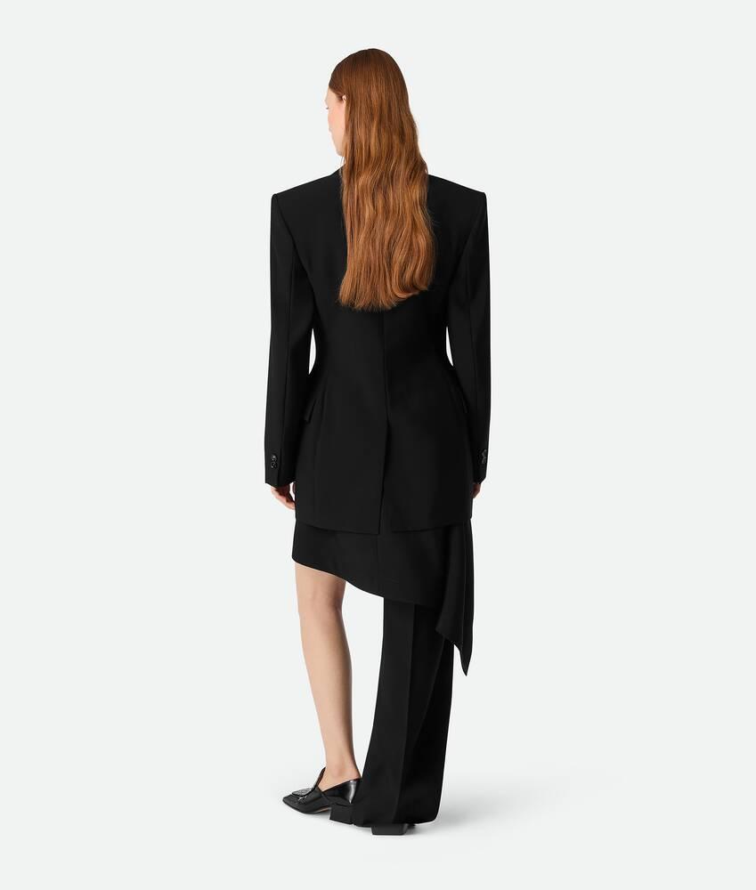 Women's Light Wool Jacket in Black Product Image