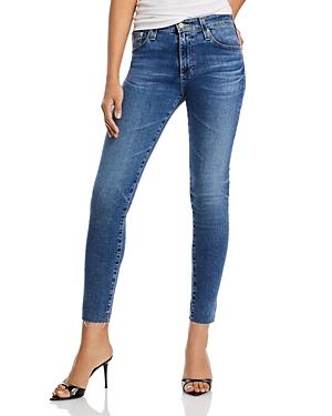 Womens Farrah High-Rise Stretch Skinny Ankle Jeans Product Image