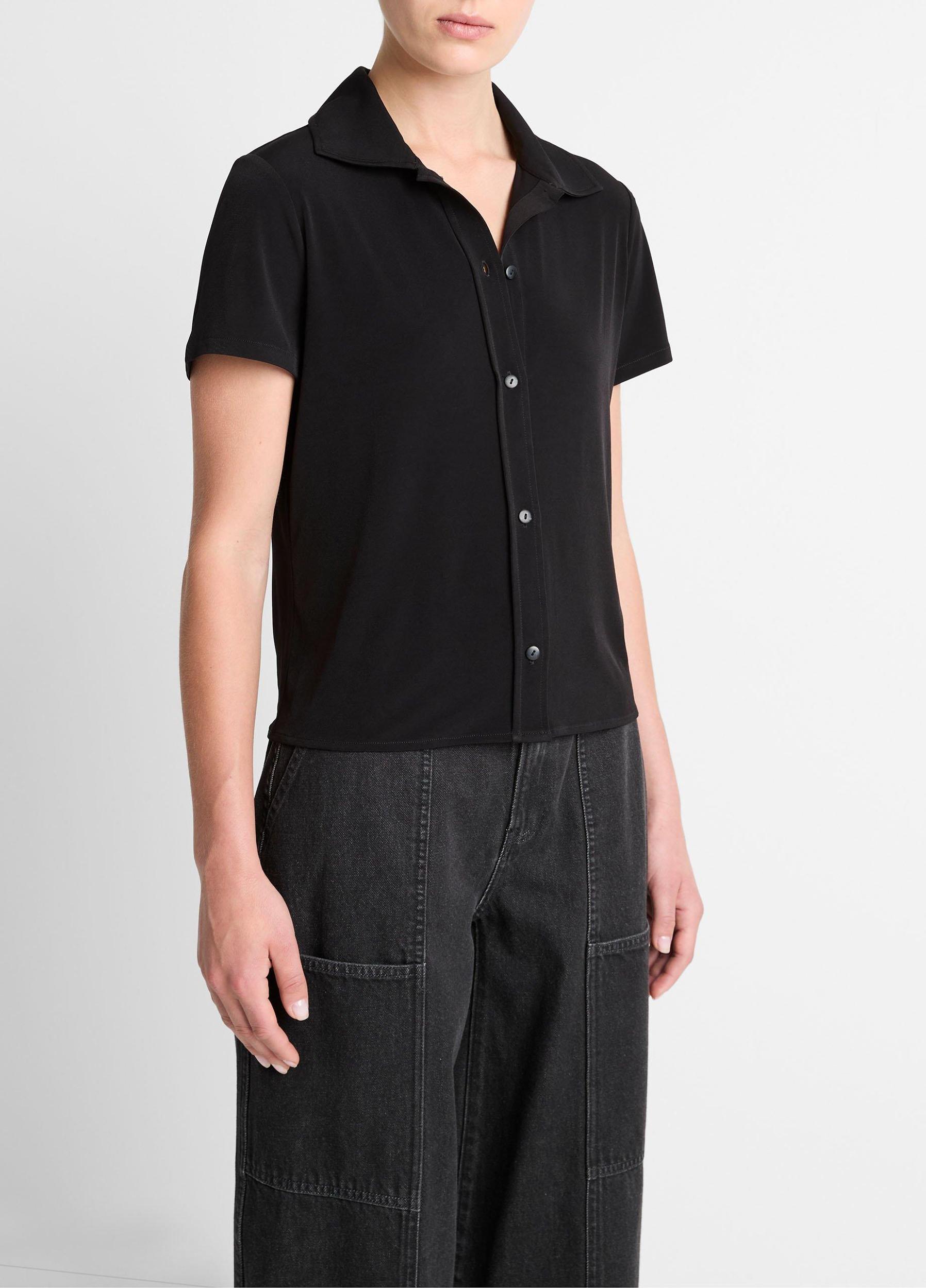 Short-Sleeve Button-Up Shirt Product Image