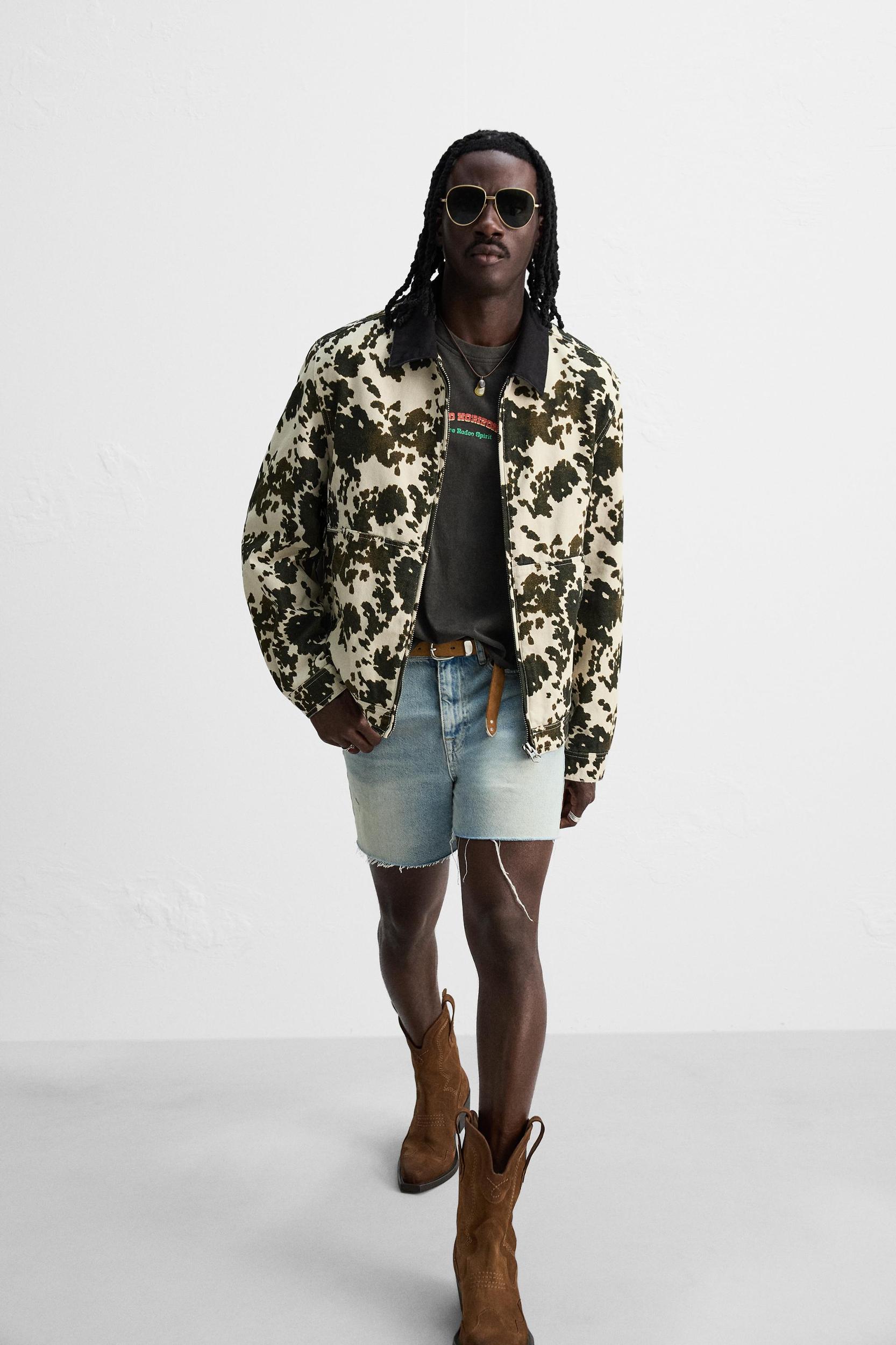 DENIM MINI SHORTS Product Image